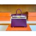 Hermes Birkin Swift actiniae purple Gold Hardware 25cm Full Handmade