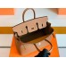 Hermes Birkin Togo Golden Brown Silver Hardware 25cm Full Handmade