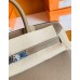 Hermes Birkin Togo CK18 Etoupe Grey Silver Hardware 25cm Full Handmade