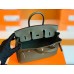 Hermes Birkin Togo CK46 charcoal grey Silver Hardware 25cm Full Handmade