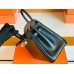 Hermes Birkin Box Leather Black Gold Hardware 25cm Full Handmade