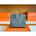 Hermes Birkin Togo tinware grey Gold Hardware 25cm Full Handmade