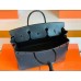 Hermes Birkin Box so Black Silver Hardware 40cm Full Handmade