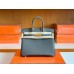 Hermes Birkin Togo tinware grey Gold Hardware 25cm Full Handmade