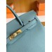 Hermes Birkin Epsom 63 Almond green Gold Hardware 30cm Full Handmade