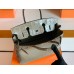 Hermes Birkin Shiny Porosus crocodile Griss Silver Hardware 30cm Full Handmade