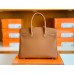 Hermes Birkin Togo CK37 Golden Brown Gold Hardware 30cm Full Handmade