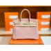 Hermes Birkin Togo 4W wisteria pink Silver Hardware 30cm Full Handmade