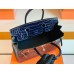 Hermes Birkin BLUE NUIT Shiny crocodile 2Z Dark Deep Blue Silver Hardware 30cm Full Handmade