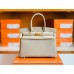 Hermes Birkin Togo ck81 Gris T Gold Hardware 30cm Full Handmade