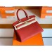 Hermes Birkin Togo D5 Coral red Gold Hardware 30cm Full Handmade