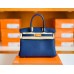 Hermes Birkin Togo M3 ink Blue Gold Hardware 30cm Full Handmade