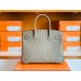 Hermes Birkin Ostrich etoupe grey Gold Hardware 30cm Full Handmade