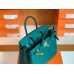 Hermes Birkin Ostrich u4 Velvet green Gold Hardware 30cm Full Handmade