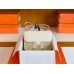Hermes Constance Epsom Creamy White Silver Hardware 18cm Full Handmade
