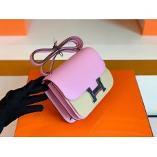 Hermes Constance Epsom X9 mallow purple Silver Hardware 18cm Full Handmade