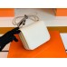 Hermes Constance Epsom Creamy White Rose Gold Hardware 18cm Full Handmade