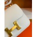 Hermes Constance Epsom Creamy White Gold Hardware 18cm Full Handmade