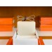 Hermes Constance Epsom Creamy White Gold Hardware 18cm Full Handmade