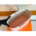 Hermes Garden party TC Leather Creamy pink Silver Hardware 30cm Full Handmade