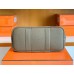 Hermes Garden party TC Leather Etoupe Grey Silver Hardware 30cm Full Handmade