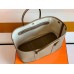 Hermes Garden party TC Leather Etoupe Grey Silver Hardware 30cm Full Handmade