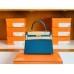 Hermes Kelly Epsom W0 Vert Bosphore Gold Hardware 25cm Full Handmade