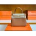 Hermes Kelly Togo Golden Brown Gold Hardware 25cm Full Handmade