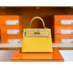 Hermes Kelly Epsom 9O Naples yellow Gold Hardware 25cm Full Handmade
